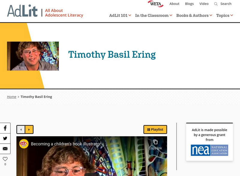 Ad lit.org: A Video Interview With Timothy Basil Ering Audio