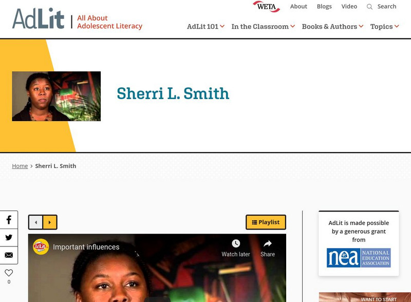Ad lit.org: A Video Interview With Sherri L. Smith Audio Ad lit.org: A Video Interview With Sherri L. Smith Audio