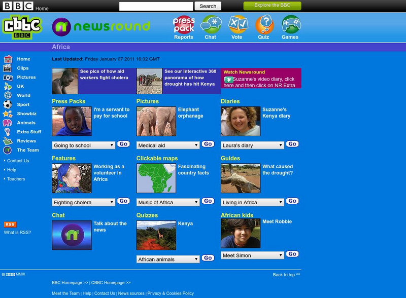 Bbc: Cbbc Newsround: Africa Activity