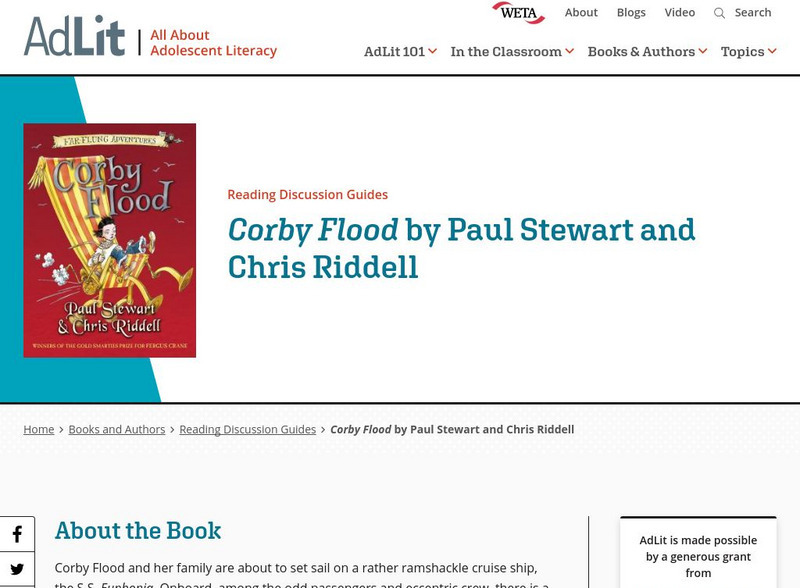 Ad lit.org: Reading Discussion Guide: Corby Flood Professional Doc Ad lit.org: Reading Discussion Guide: Corby Flood Professional Doc