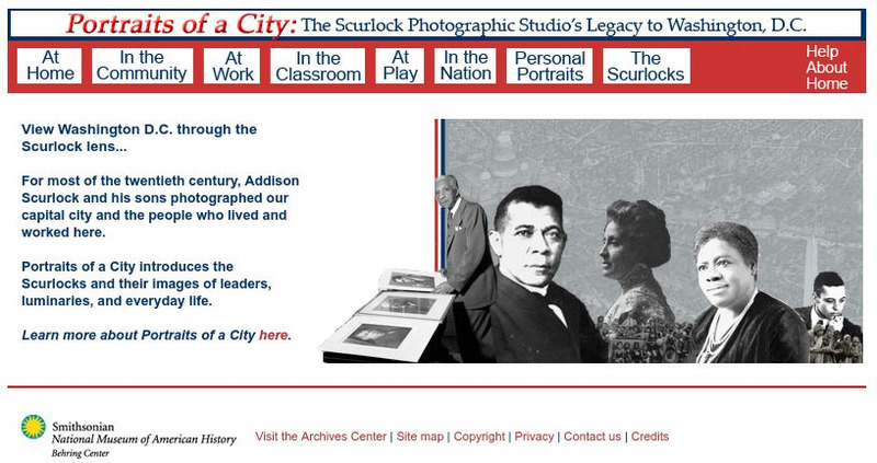 National Museum of American History: Archives Center: Portraits of a City Website National Museum of American History: Archives Center: Portraits of a City Website