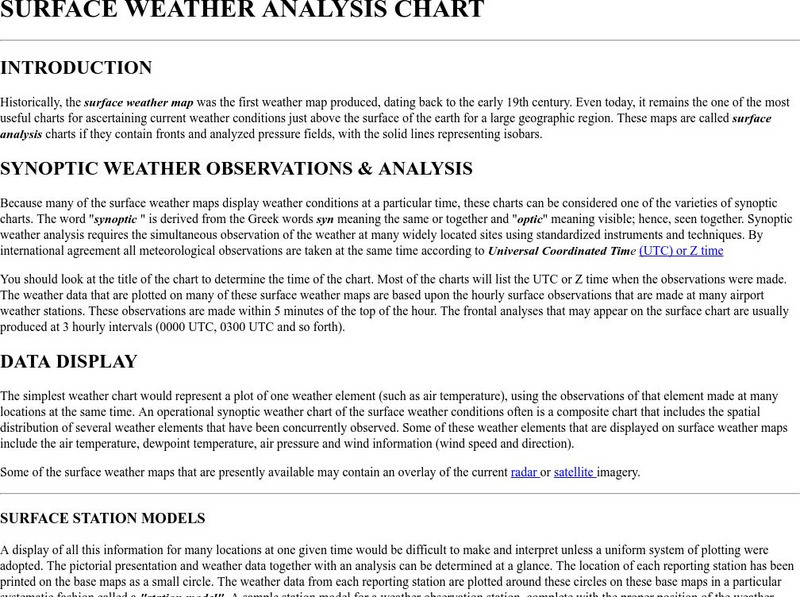 Atmospheric and Oceanic Sciences: Surface Weather Analysis Website Atmospheric and Oceanic Sciences: Surface Weather Analysis Website