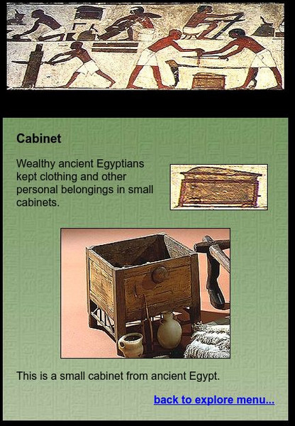 Ancient Egypt: Cabinet Graphic Ancient Egypt: Cabinet Graphic