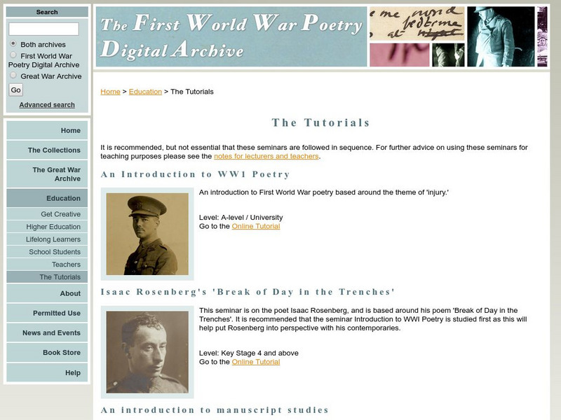 U. Oxford: Virtual Seminars for Teaching Literature Online Course U. Oxford: Virtual Seminars for Teaching Literature Online Course