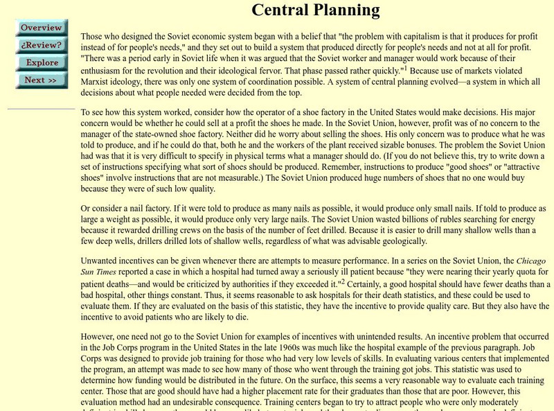 St. Joseph's College: Central Planning Article