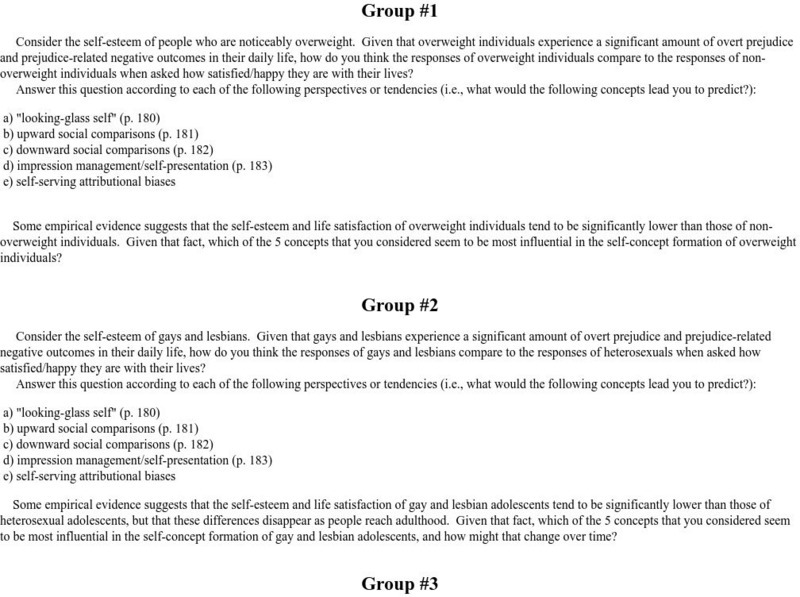 University of Michigan: Small Group Assignment on Social Psychology Lesson Plan University of Michigan: Small Group Assignment on Social Psychology Lesson Plan