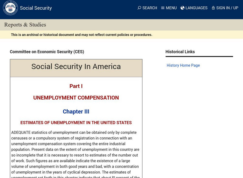 Social Security Online: Unemployment Compensation Graphic Social Security Online: Unemployment Compensation Graphic