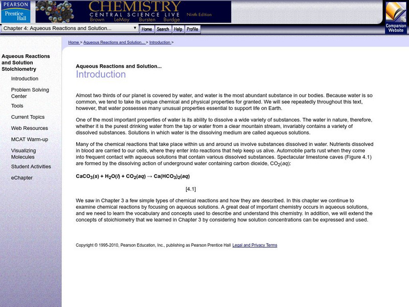 Chemistry: The Central Science/metathesis Reactions Handout Chemistry: The Central Science/metathesis Reactions Handout