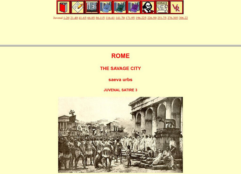 Juvenal's Satire 3: Rome, the Savage City eBook Juvenal's Satire 3: Rome, the Savage City eBook