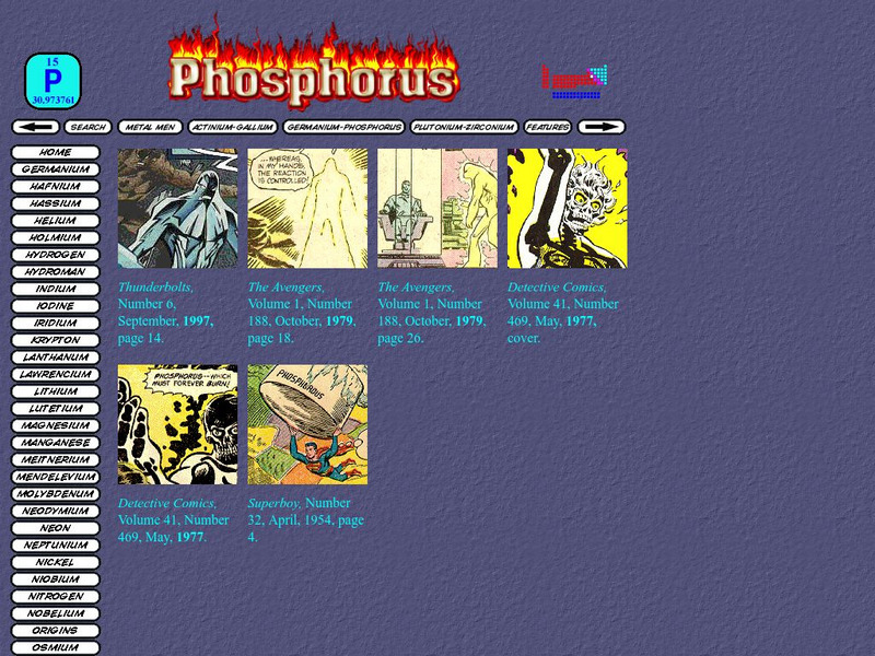 Uk: Chemcomics: Phosphorus Interactive Uk: Chemcomics: Phosphorus Interactive