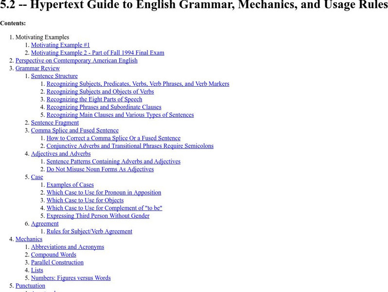 Virginia Tech: Parentheses and Rules for Use Handout Virginia Tech: Parentheses and Rules for Use Handout