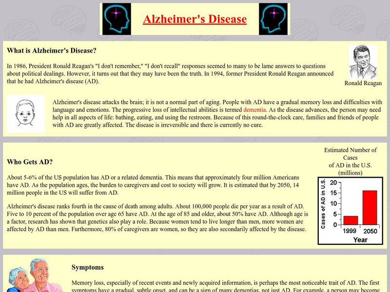 University of Washington: Alzheimer's Disease Handout University of Washington: Alzheimer's Disease Handout