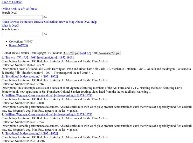 Calisphere: John Muir Primary Calisphere: John Muir Primary
