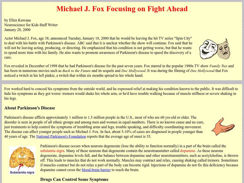 Univ. Of Washington: Michael J. Fox Fight Ahead Handout Univ. Of Washington: Michael J. Fox Fight Ahead Handout