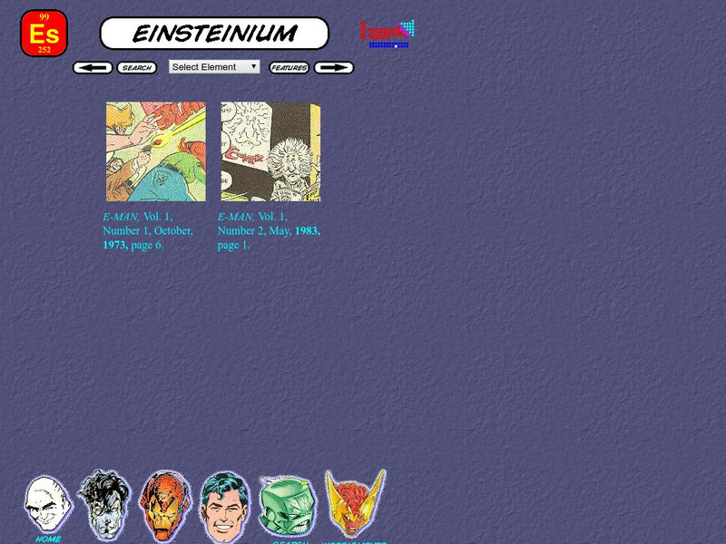 Chem Comics: Einsteinium Interactive Chem Comics: Einsteinium Interactive