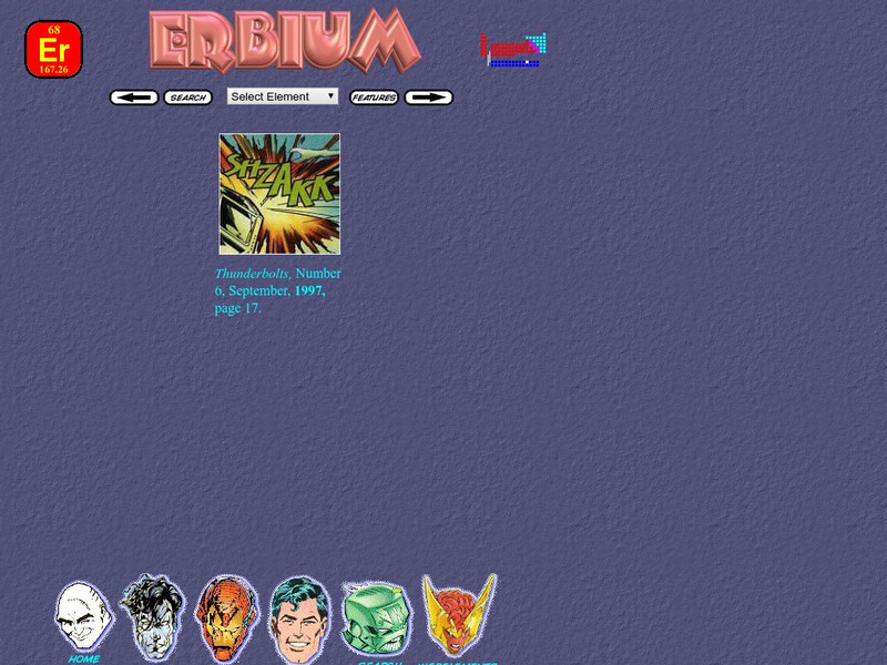 Chem Comics: Erbium Interactive Chem Comics: Erbium Interactive