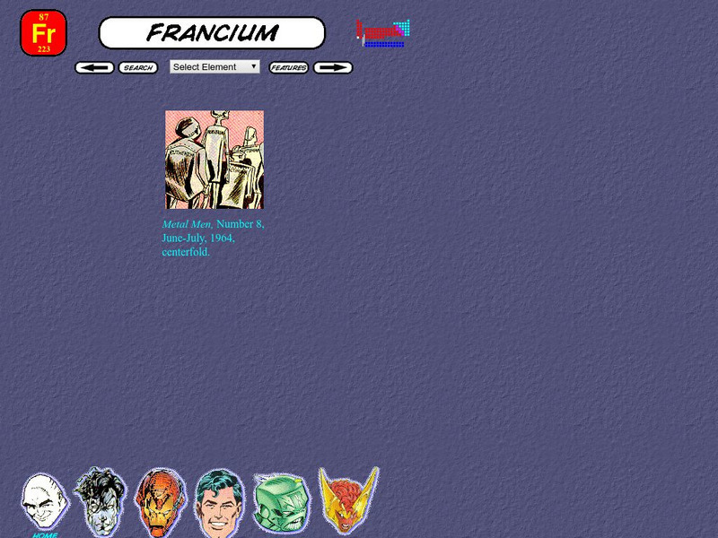 Uk: Chemcomics: Francium Interactive Uk: Chemcomics: Francium Interactive