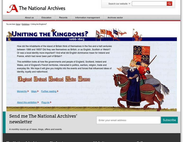 National Archives: Uniting the Kingdoms? Activity National Archives: Uniting the Kingdoms? Activity