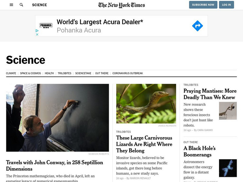 New York Times: Social Science Website New York Times: Social Science Website