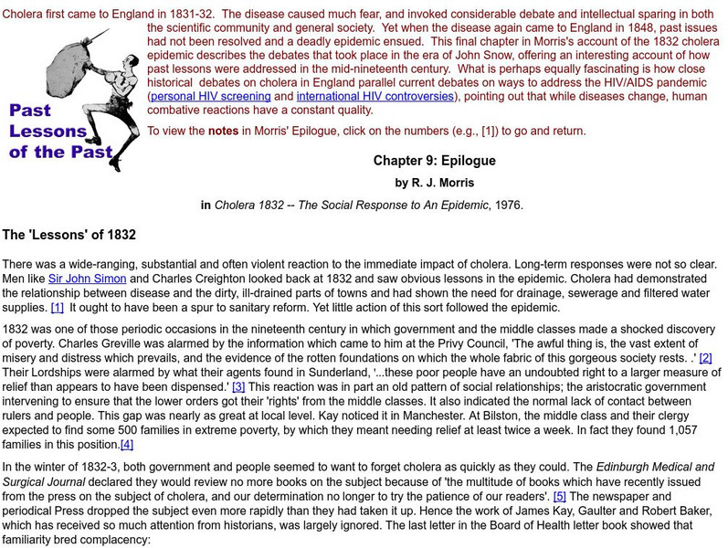 The Lessons of 1832 Website