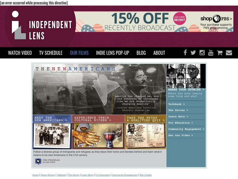 Pbs: The New Americans Website Pbs: The New Americans Website