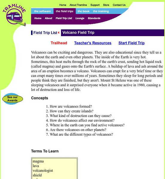 Virtual Field Trip: Volcanoes Unit Plan Virtual Field Trip: Volcanoes Unit Plan