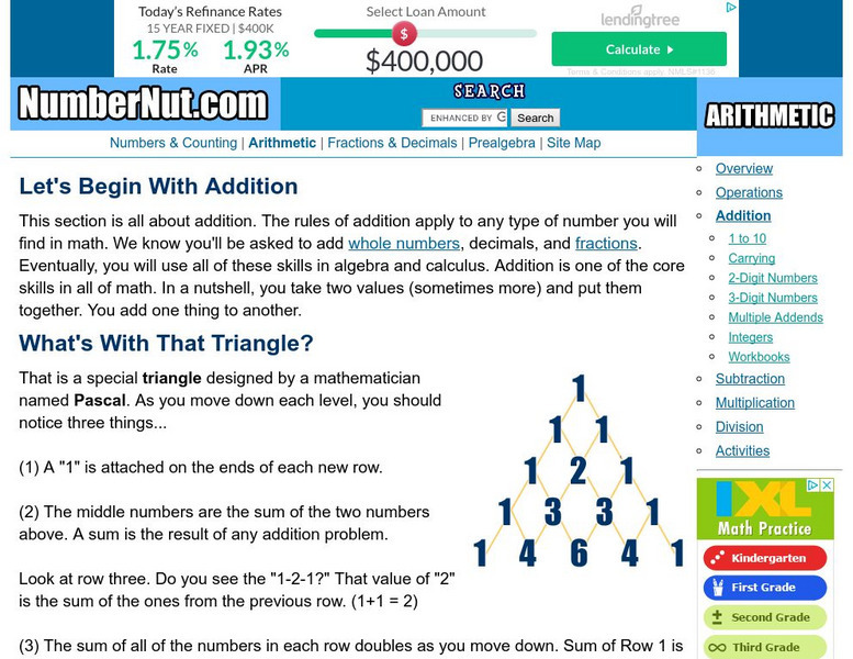 Number Nut: Addition Activity