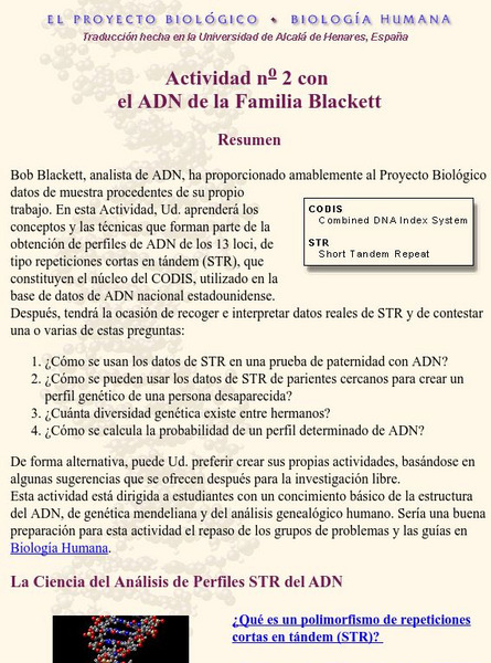 Actividad No. 2 Con El Adn De La Familia Blackett Activity
