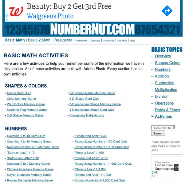 Number Nut: Numbers and Counting: Counting to 100 Unknown Type