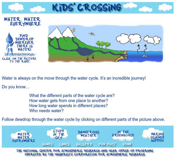 Ucar: Water, Water Everywhere Interactive Ucar: Water, Water Everywhere Interactive