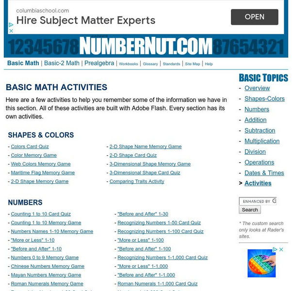 Number Nut: Numbers and Counting: Writing 0 9 Activity Number Nut: Numbers and Counting: Writing 0 9 Activity