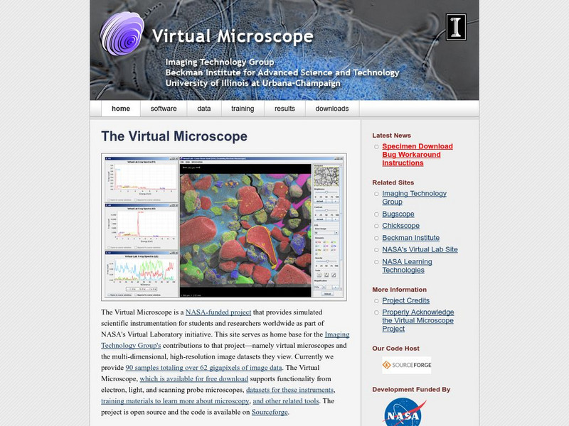 University of Illinois Urbana Champaign: Imaging Technology Group: Virtual Microscope Interactive University of Illinois Urbana Champaign: Imaging Technology Group: Virtual Microscope Interactive