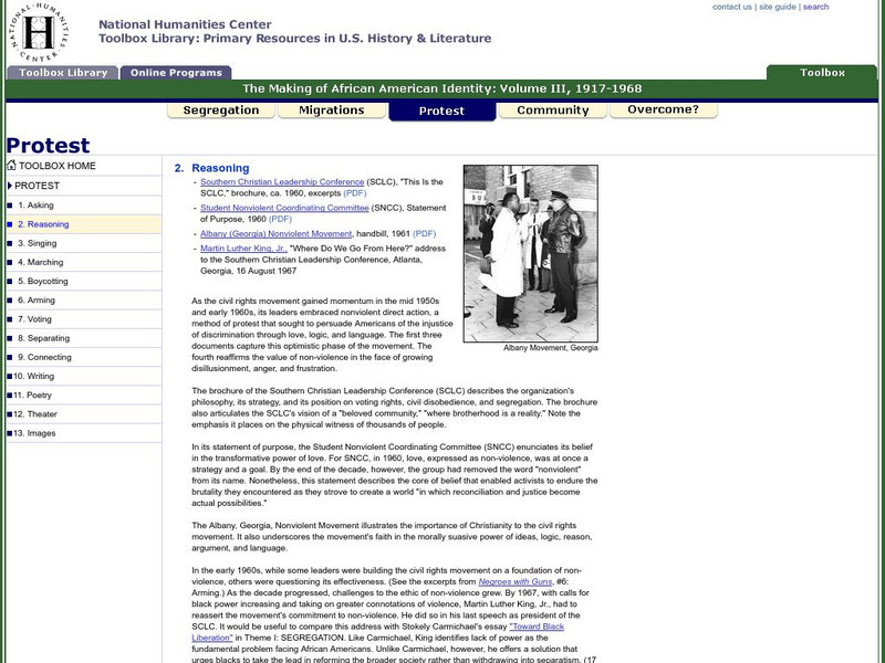 National Humanities Center: Toolbox Library: Reasoning, Making of African American Identity: V. 3 Primary National Humanities Center: Toolbox Library: Reasoning, Making of African American Identity: V. 3 Primary