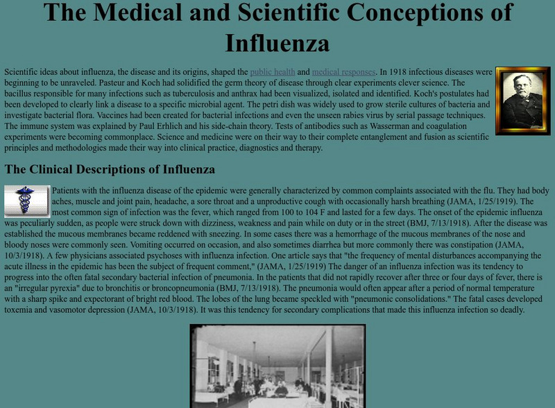 The 1918 Influenza Pandemic: Responses Website The 1918 Influenza Pandemic: Responses Website