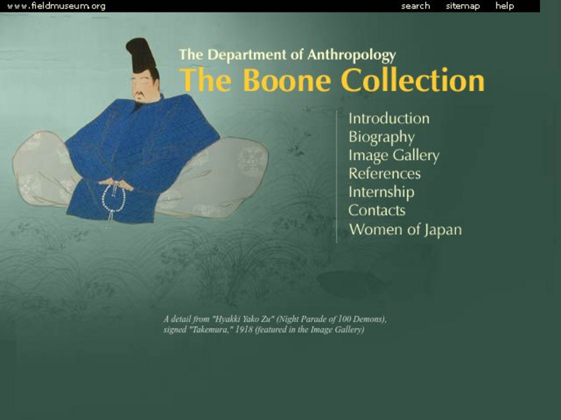 The Boone Collection Unit Plan The Boone Collection Unit Plan