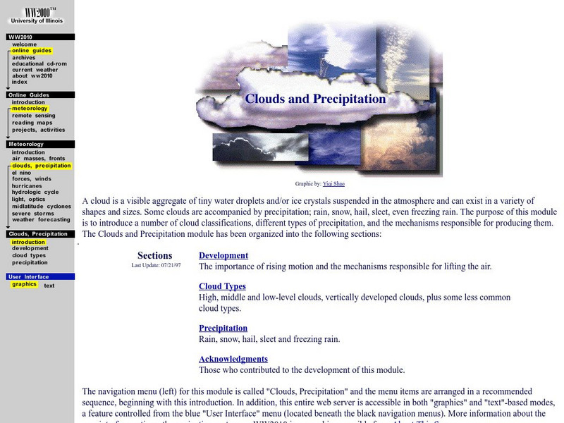University of Illinois Urbana Champaign: Cloudsand Precipitation Website University of Illinois Urbana Champaign: Cloudsand Precipitation Website