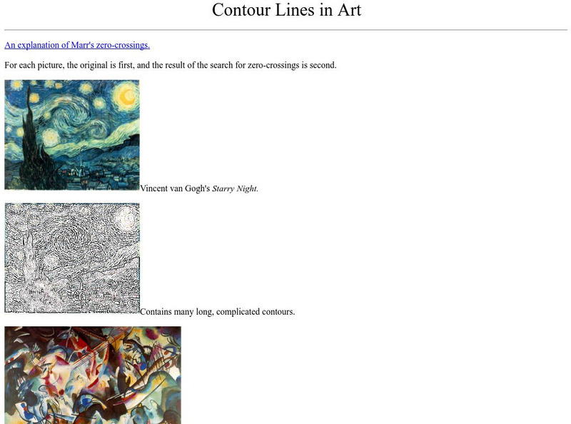 Princeton: Contour Lines in Art Graphic Princeton: Contour Lines in Art Graphic