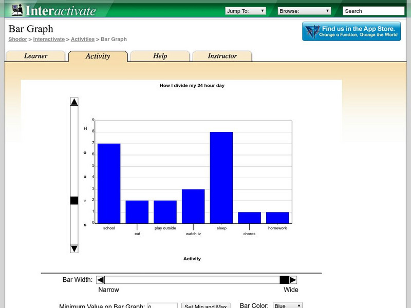 Shodor Interactivate: Bar Graph Interactive Shodor Interactivate: Bar Graph Interactive