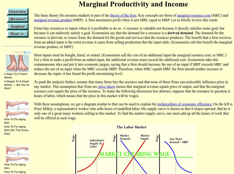 Cyber Economics: Marginal Productivity and Income eBook