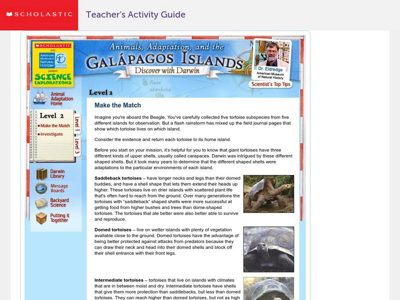 Scholastic: Science Explorations: Make the Match Interactive Scholastic: Science Explorations: Make the Match Interactive