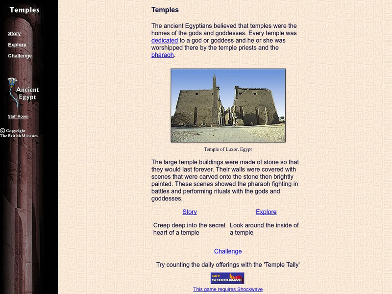 British Museum: Temples Handout British Museum: Temples Handout