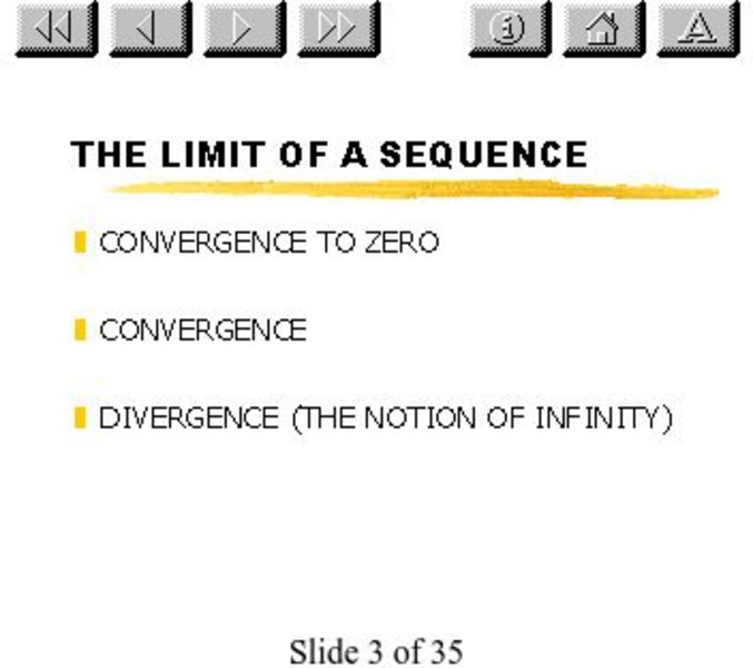 Don Mikulecky: The Limit of a Sequence Graphic Don Mikulecky: The Limit of a Sequence Graphic