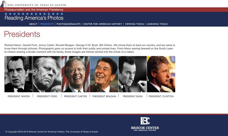 U of Texas: Photojournalism and the American Presidency Graphic U of Texas: Photojournalism and the American Presidency Graphic
