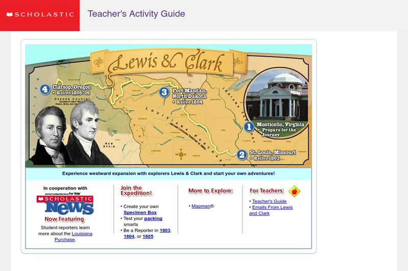 Scholastic: Lewis and Clark Interactive Scholastic: Lewis and Clark Interactive