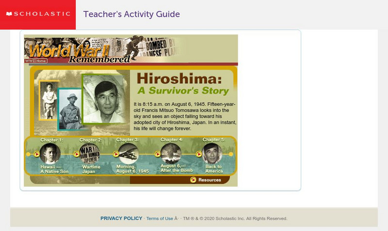 Scholastic: Hiroshima: A Survivor's Story Unknown Type Scholastic: Hiroshima: A Survivor's Story Unknown Type