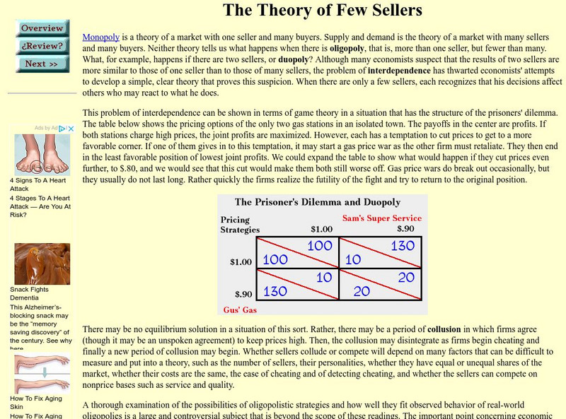 Cyber Economics: The Theory of Few Sellers eBook Cyber Economics: The Theory of Few Sellers eBook