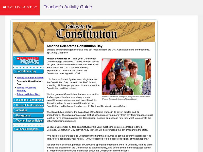 Scholastic: Constitution Game Interactive Scholastic: Constitution Game Interactive