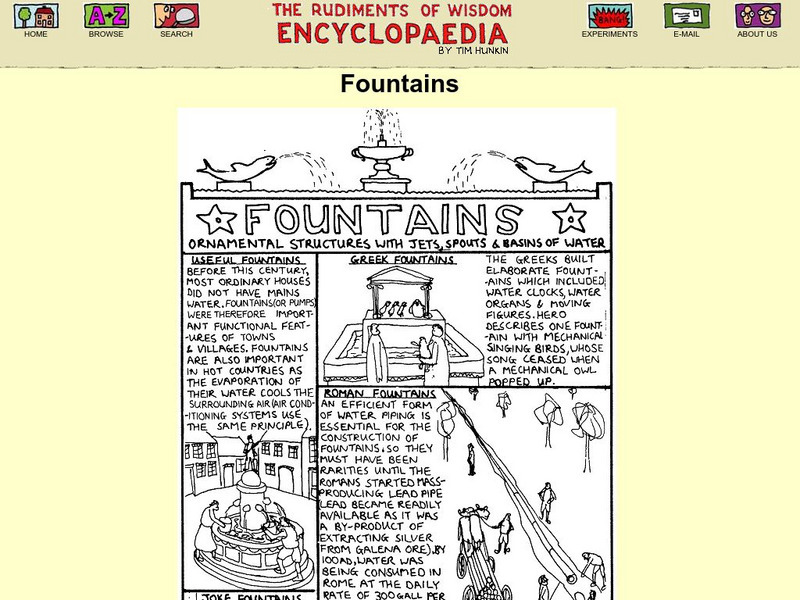 Rudiments of Wisdom: Fountains Graphic Rudiments of Wisdom: Fountains Graphic