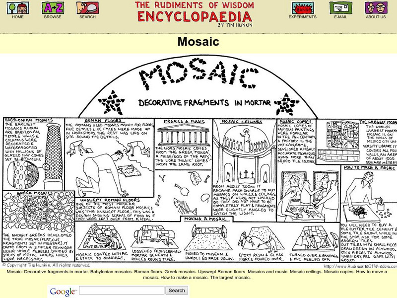 Rudiments of Wisdom: Mosaic Graphic Rudiments of Wisdom: Mosaic Graphic