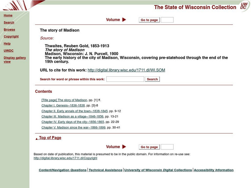 The Story of Madison eBook The Story of Madison eBook